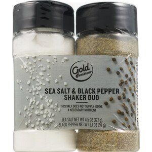 Gold Emblem Salt & Pepper Shaker Set - 6.6 Oz , CVS