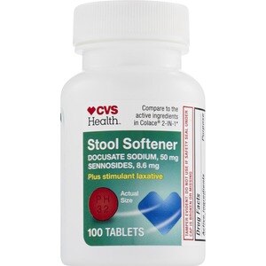 CVS Health Stool Softener Plus Stimulant Laxative Tablets