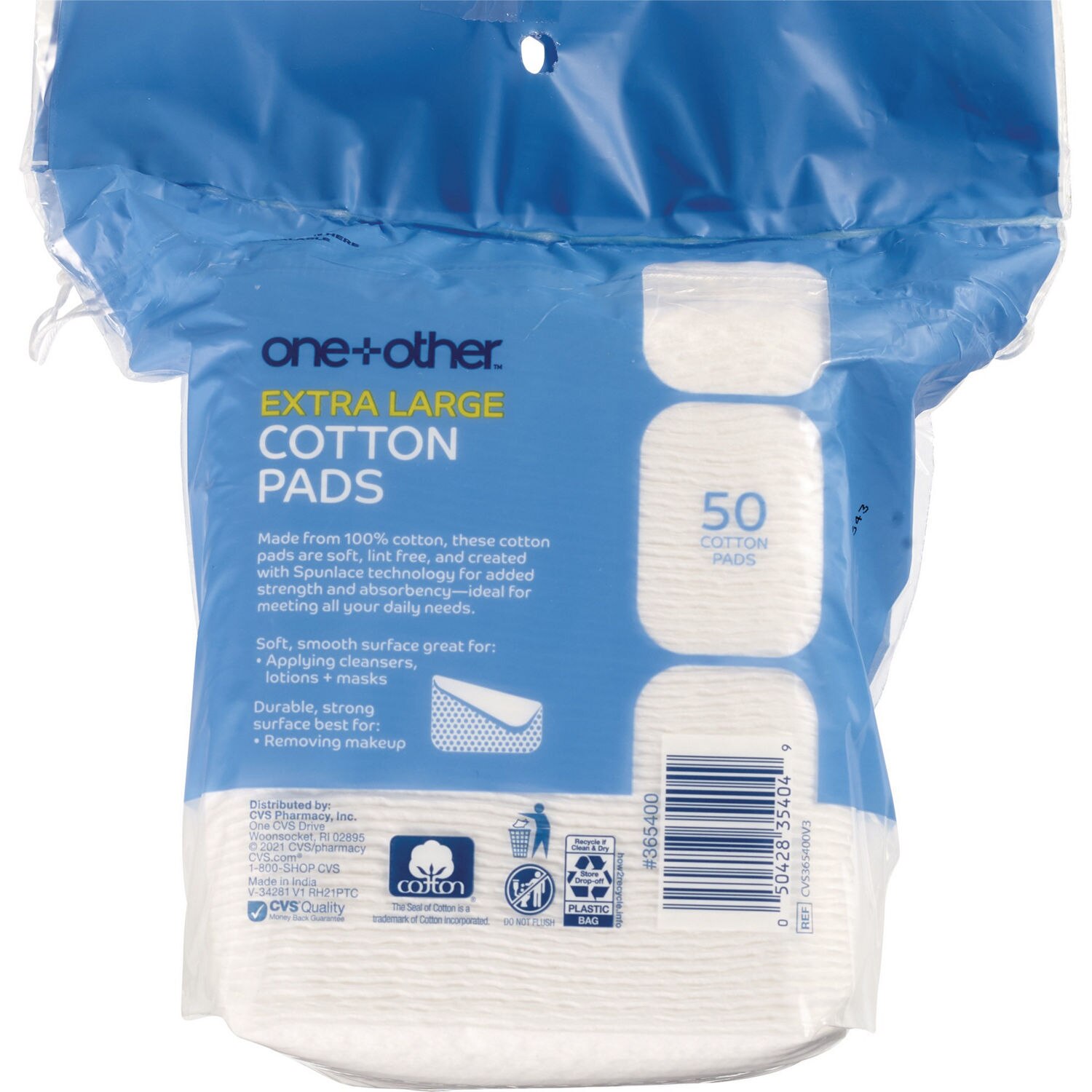 Beauty 360 Premium Cotton Pads, 50CT