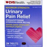 CVS Health Maximum Strength Urinary Pain Relief Tablets, 24 CT, thumbnail image 1 of 4