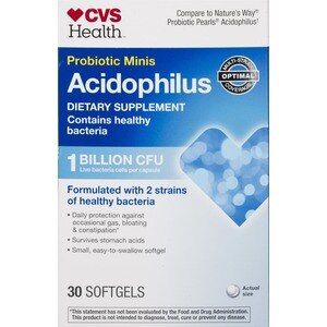 CVS Health Probiotic Minis Acidophilus Softgels, 30ct