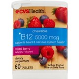 CVS Health Chewable Vitamin B12 Tablets, 60 CT, thumbnail image 1 of 5