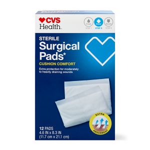 CVS Health Sterile Latex-Free Surgical Pads, 12 Ct
