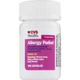 CVS Health Allergy Relief Diphenhydramine Capsules, thumbnail image 5 of 5
