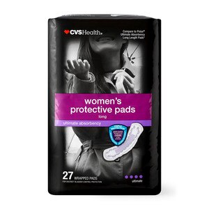 CVS Health Women's Protective Pads Ultimate Absorbency, 27 Count