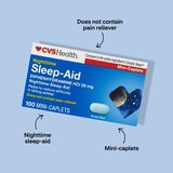 CVS Health Nighttime Sleep Aid Mini Caplets, thumbnail image 2 of 8