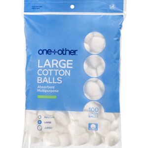 Equate Beauty Jumbo Cotton Balls, 100 Count 
