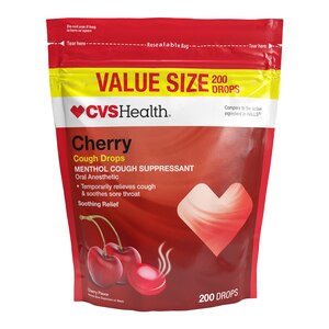 CVS Health - Caramelos para la tos, Menthol, 200 u.