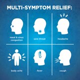 CVS Health Multi-Symptom Severe Cold Relief Packets, Green Tea & Honey Lemon, 6 CT, thumbnail image 2 of 8