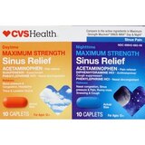 CVS Health Maximum Strength Sinus Relief Acetaminophen Caplets, thumbnail image 1 of 5