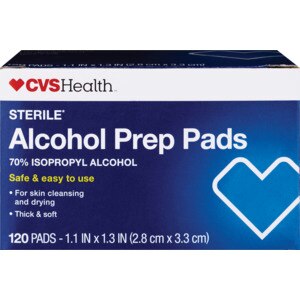 CVS Health Sterile Alcohol Prep Pads, 120CT
