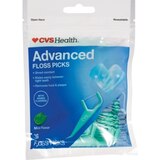 CVS Health Advanced Floss Picks Mouthwash Mint, 36CT, thumbnail image 1 of 2