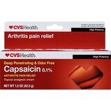 CVS Health Arthritis Pain Relief Capsaicin 0.1% Cream, 1.5 OZ, thumbnail image 1 of 4