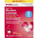 CVS Health Nicotine Polacrilex Lozenges 2mg, 168CT, Cherry, thumbnail image 1 of 6