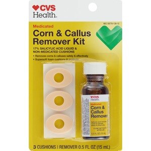 CVS Health Liquid Corn & Callus Remover Plus Non-Medicated Cushions