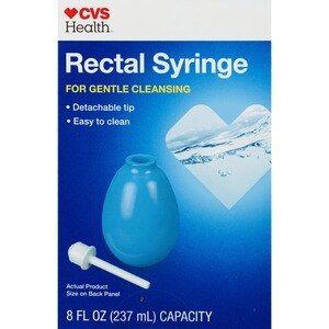 CVS Health Rectal Syringe For Gentle Cleansing, 8 Fl Oz Capacity - 8 Oz