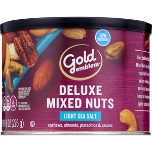 Gold Emblem Deluxe Mixed Nuts Lightly Salted, 8 oz