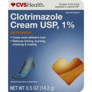 CVS Health - Crema con clotrimazol, USP al 1%, 0.5 oz