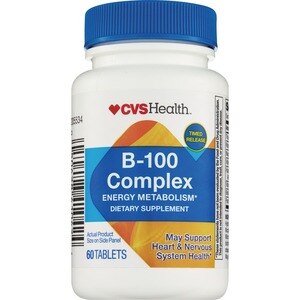 CVS Health Balanced B-100 - Cápsulas de liberación prolongada, 60 u.