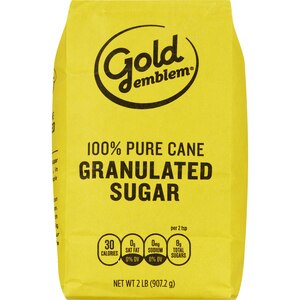 Gold Emblem Granulated Sugar, 100% Pure Cane, 2 Lb - 32 Oz , CVS