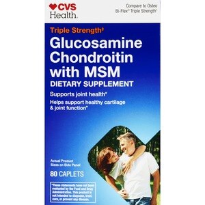 CVS Health Glucosamine Chondroitin with MSM Triple Strength Caplets