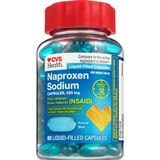 CVS Health Naproxen Sodium 220 MG Liquidid-Filled Capsules, thumbnail image 1 of 6