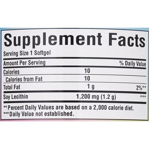 Cvs Health Lecithin Softgels 1200mg 250ct