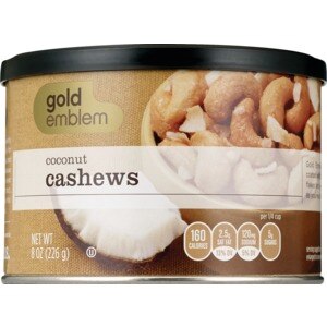 Gold Emblem Coconut Cashews, 8 OZ