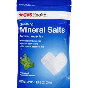 CVS Health Soothing Mineral Salts Eucalyptus & Peppermint Scented, 22 OZ
