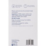 CVS Live Better Organic Cotton Tampons  with Compact Plant-Based Plastic Applicator, Regular & Super, 36 CT, thumbnail image 3 of 5