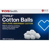 CVS Health Sterile Cotton Balls, 130 CT, thumbnail image 1 of 3