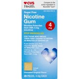 CVS Health Sugar Free Nicotine Gum, Original, thumbnail image 1 of 4