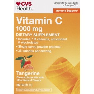 CVS Health Immune Support Vitamin C Drink Packets, Tangerine, 36 Ct