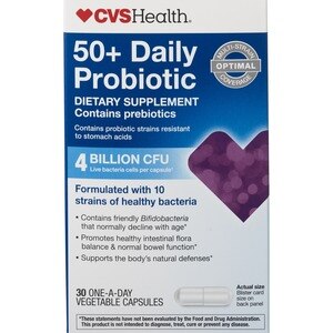 CVS Health - Probióticos vegetales para adultos mayores de 50 en cápsulas, 30 u.