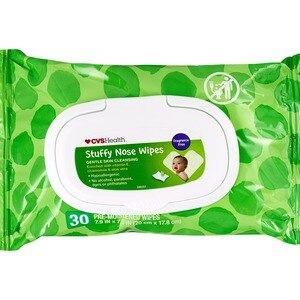  CVS Health Stuffy Nose Wipes Gentle Skin Cleansing 