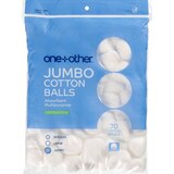 one+other Jumbo Absorbent Cotton Balls, 70CT, thumbnail image 1 of 3