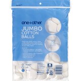 one+other Jumbo Absorbent Cotton Balls, 70CT, thumbnail image 2 of 3