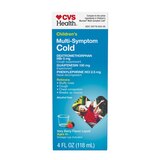 CVS Health Children's Multi-Symptom Cold Relief Liquid, Very Berry, 4 OZ, thumbnail image 1 of 7