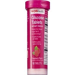 CVS Health Glucose Tablets, Raspberry, 10 Ct