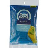 Total Home Household Latex Gloves Medium, 2 ct, thumbnail image 1 of 2