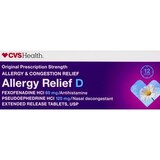 CVS Health Allergy Relief-D Extended-Release Tablets, Non-Drowsy, thumbnail image 2 of 4