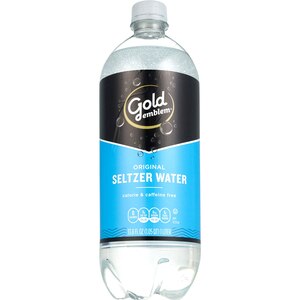 Gold Emblem Seltzer Water 33.8 OZ