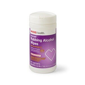 CVS Health Isopropyl Rubbing Alcohol 70% Wipes, 40CT