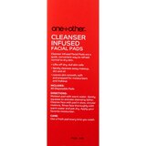 one+other Cleanser Infused Facial Pads, 40/Pack, thumbnail image 2 of 4
