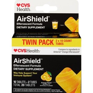 CVS Health Airshield - Tabletas efervescentes para reforzar el sistema inmunológico
