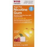 CVS Health Sugar Free Nicotine Gum, Fruit, thumbnail image 1 of 5