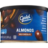 Gold Emblem Chocolate Covered Almonds, 9.5 oz, thumbnail image 1 of 5