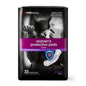 CVS Health Ultimate Absorbency Protective Pads, 33 Ct