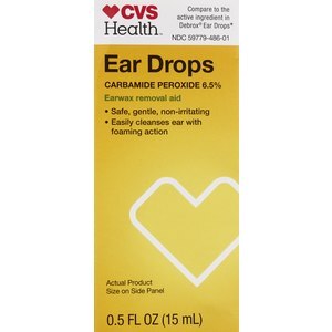 CVS Health Ear Drops Earwax Removal Aid - 0.5 Oz