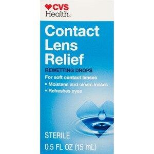 CVS Health Contact Lens Relief Rewetting Drops - 0.5 Oz